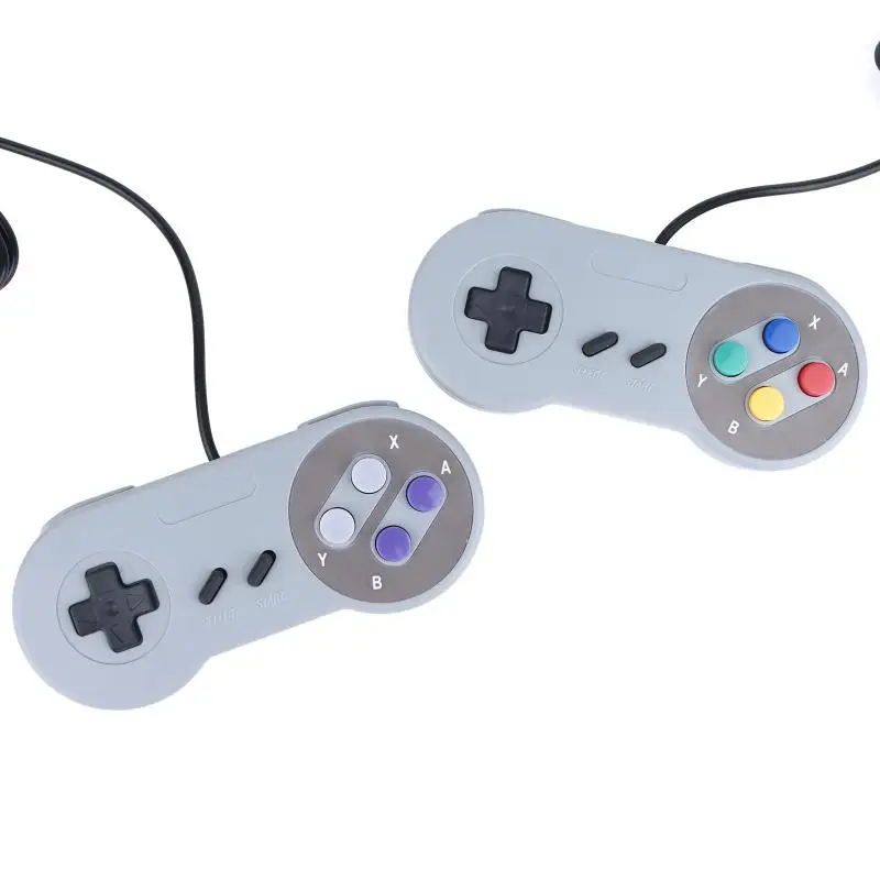 @*Cost-Effective Replacement Game Controller for SNES SFC 16 Bit Video Game Console Reliable Performance Joystick for Daily Use