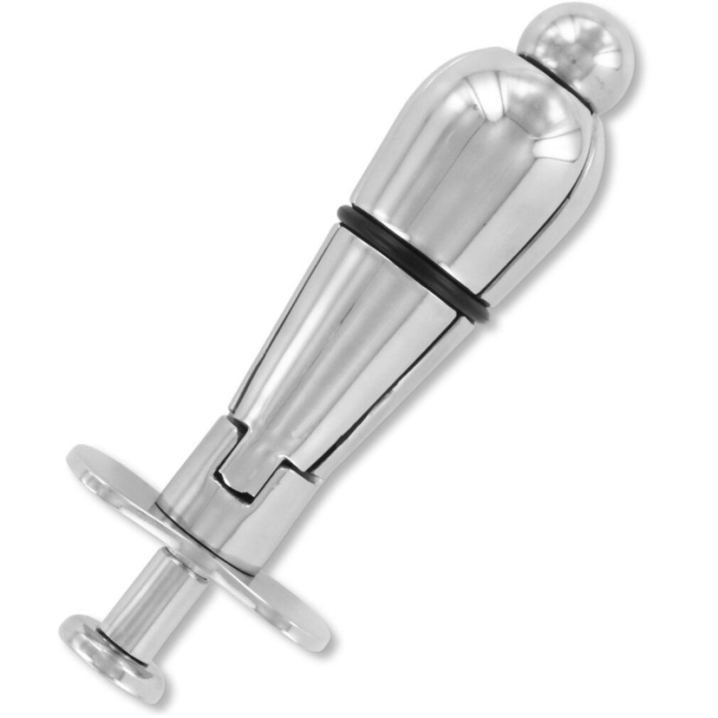 Metal Hard - Analstecker con blocco plug anale in acciaio 1 St