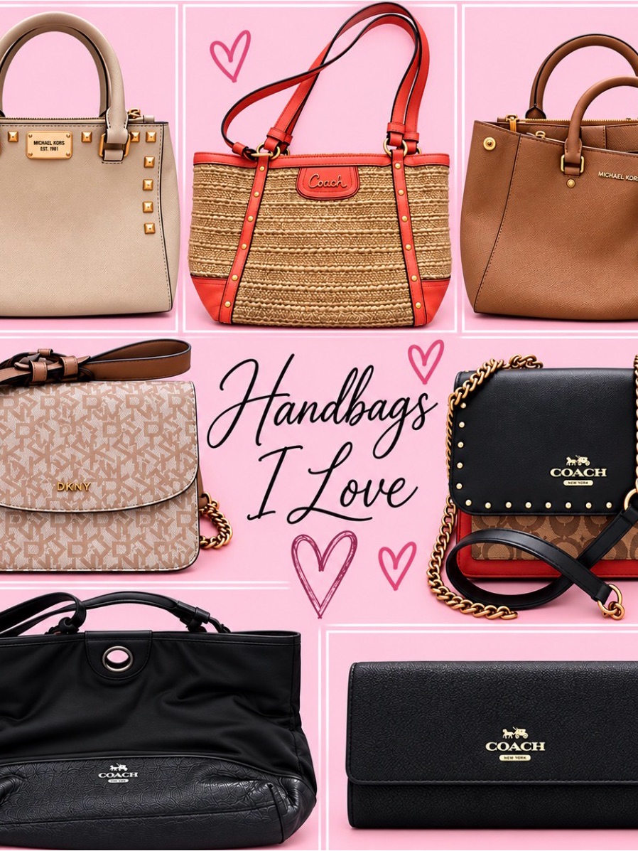 Coach Bags | Handbags I Love Designer Handbag & Wallet Collection | Color: Brown/Red | Size: Os