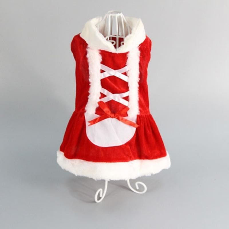 Dog Dress Puppy Clothes Cosplay Christmas Winter Dog Clothes Puppy Clothes Dog Outfits Costume for Girl and Boy Dog XXS XS M