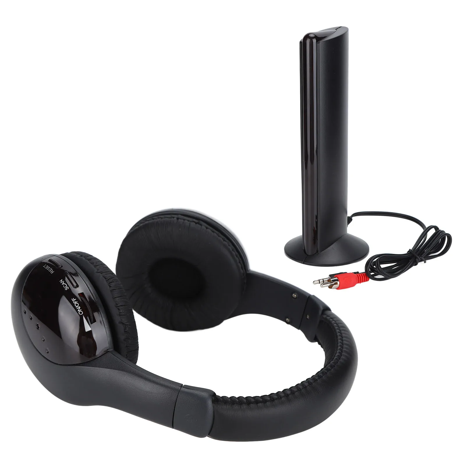 Casque audio supra-auriculaire, design professionnel, casque sans fil, son stéréo clair avec câble audio pour TV, pour PC, pour appareil audio