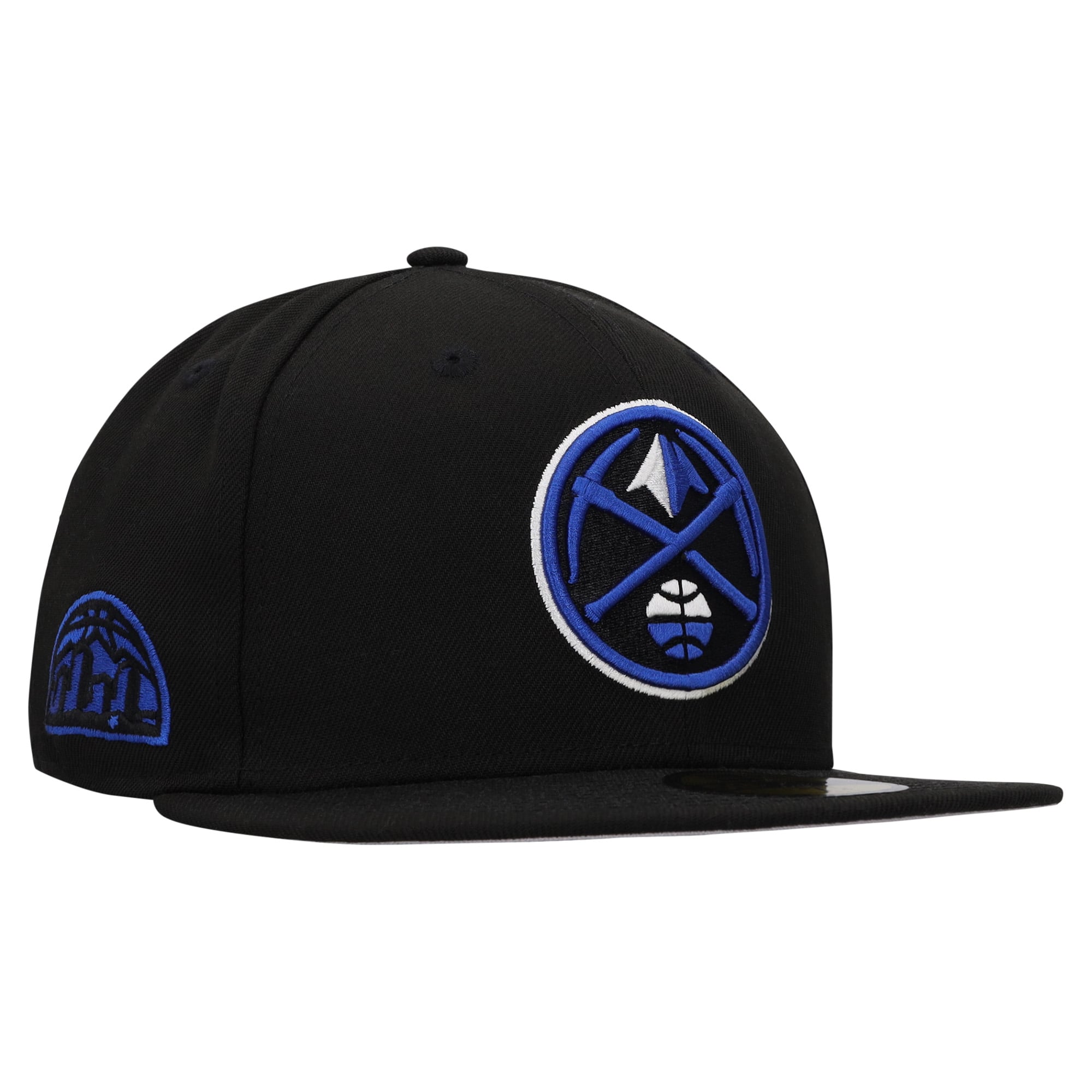 Denver Nuggets NBA Black Royal 59FIFTY Cap