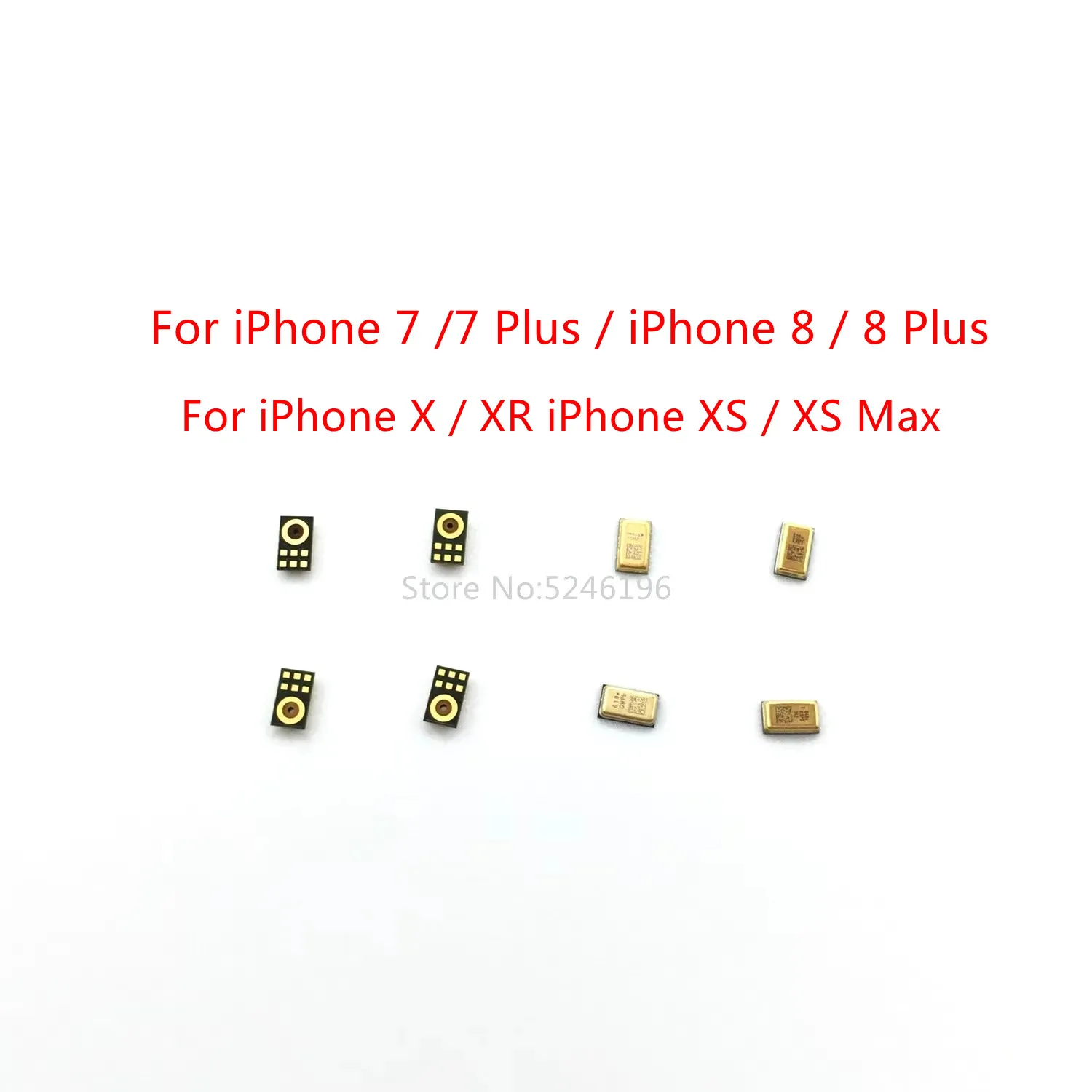 10-100pcs Microphone Inner Built Receiver Speaker For iPhone 7 Plus iPhone 8 Plus iPhone X iPhone XR iPhone XS Max Replace Part