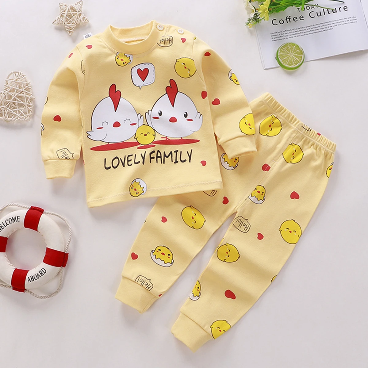 Printemps automne ensembles de vêtements pour enfants vêtements de nuit pour garçons vêtements enfants pyjamas ensemble bébé filles pyjamas en coton