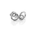 Hot Diamonds Sterling Silver Eternity Interlocking Stud Earrings