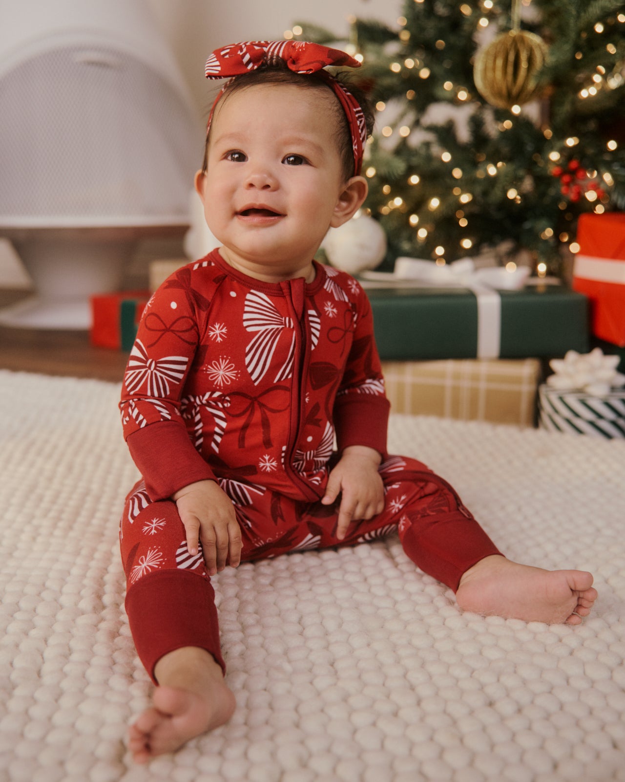 Holiday Bows Zippy - 18-24 months