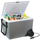 Koolatron W75 12V Kargo Electric Cooler/Warmer with Built-in Handle and Wheels - 36 Quart (34 Liters) capacity - Can fit up to 57 cans