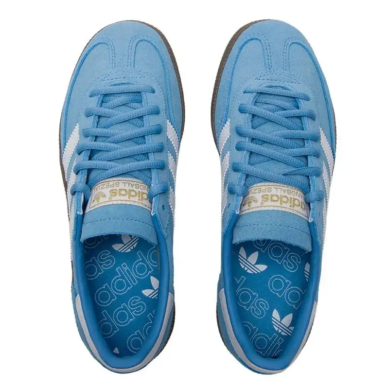 Herren Adidas Originals Vintage Sneakers BD7632 Blau Weiß Wildleder Gummisohle Ortholite Einlegesohle 3 Streifen Daily Skate Casual Trainers
