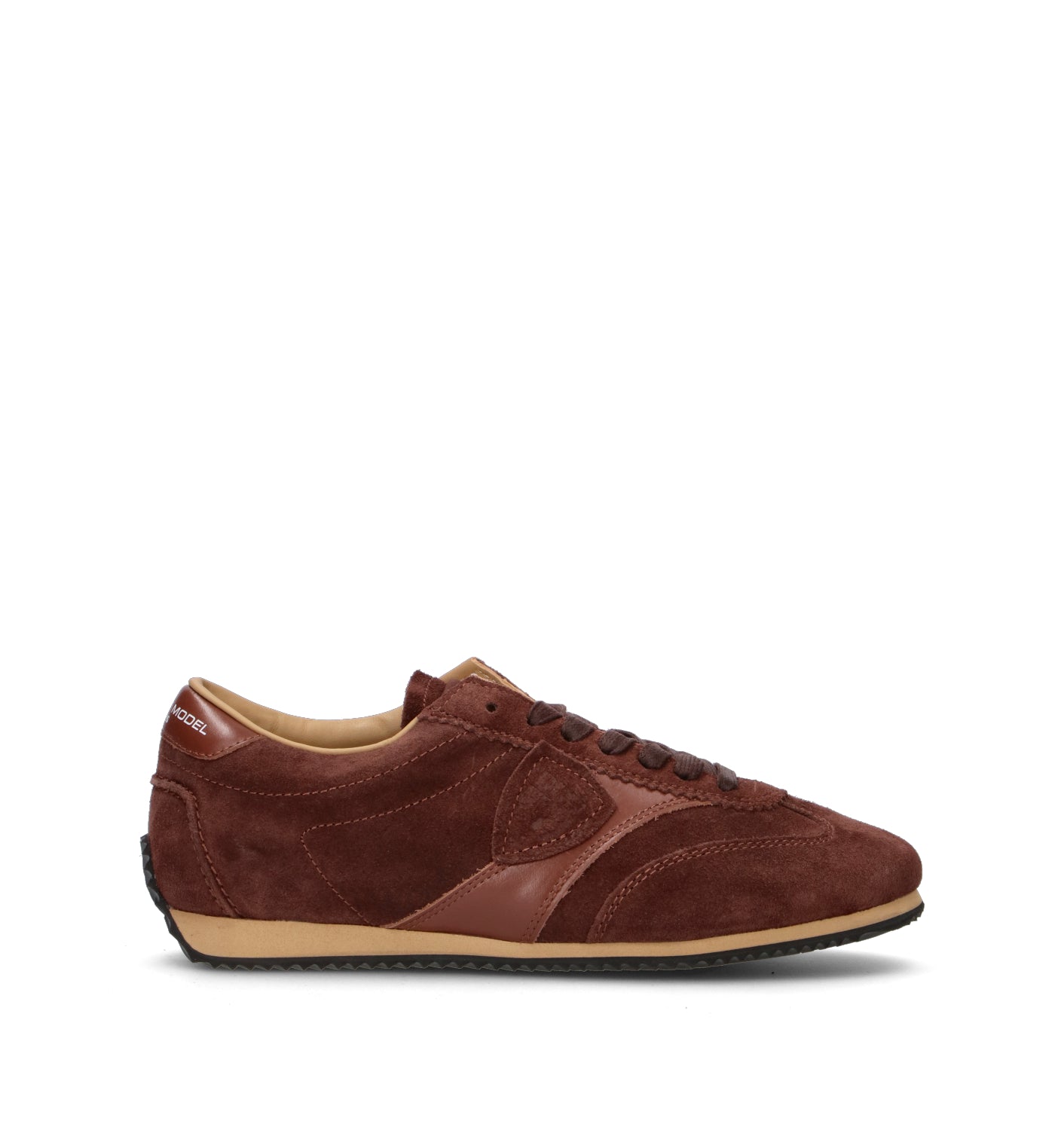 PHILIPPE MODEL Sneaker donna marrone in suede