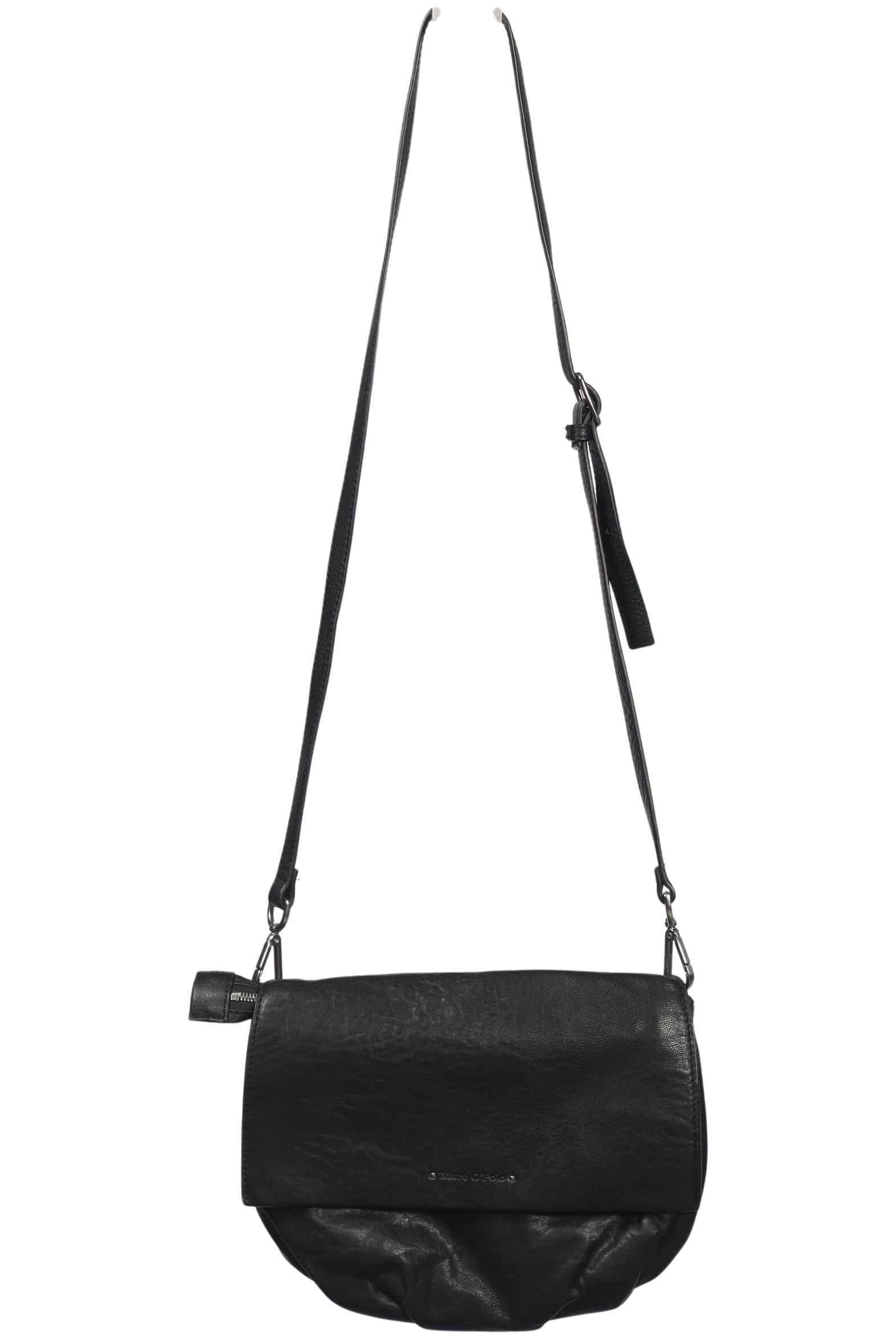 Marc O Polo Damen Handtasche klein Leder, Gr. , Schwarz, Leder