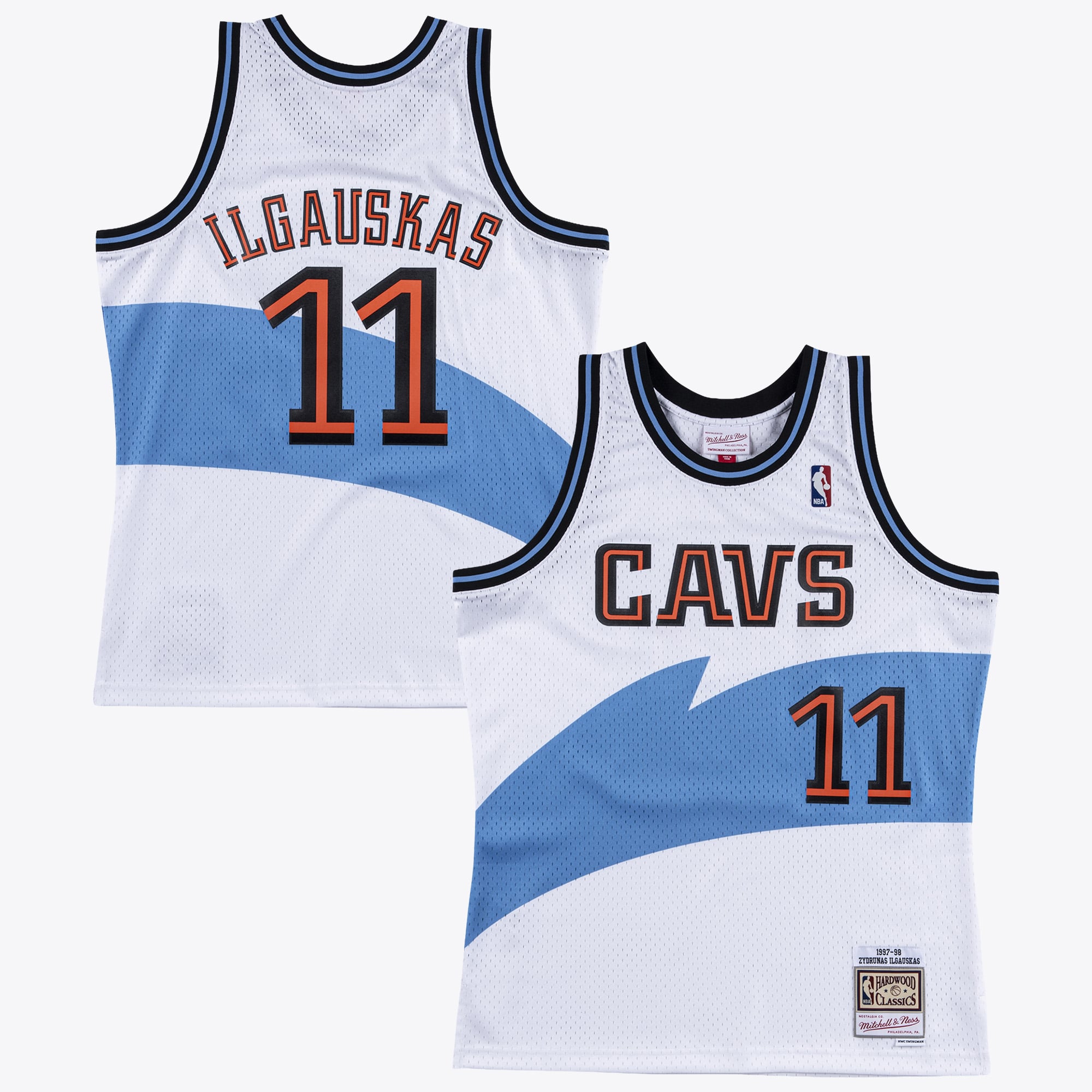 Cleveland Cavaliers Mitchell & Ness Zydrunas Ilgauskas 1997 Swingman Authentic Jersey - Weiß