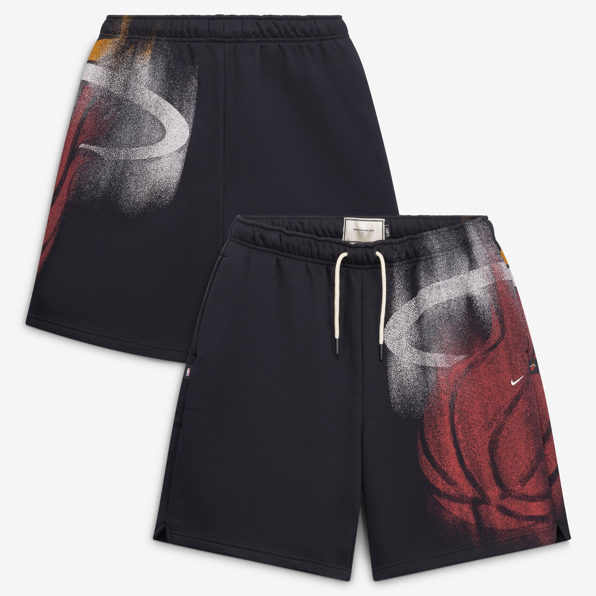 Short de sport Nike Miami Heat 2026/27 Standard Issue Practice Icon 7" en molleton noir pour homme - Homme Taille: 3XL