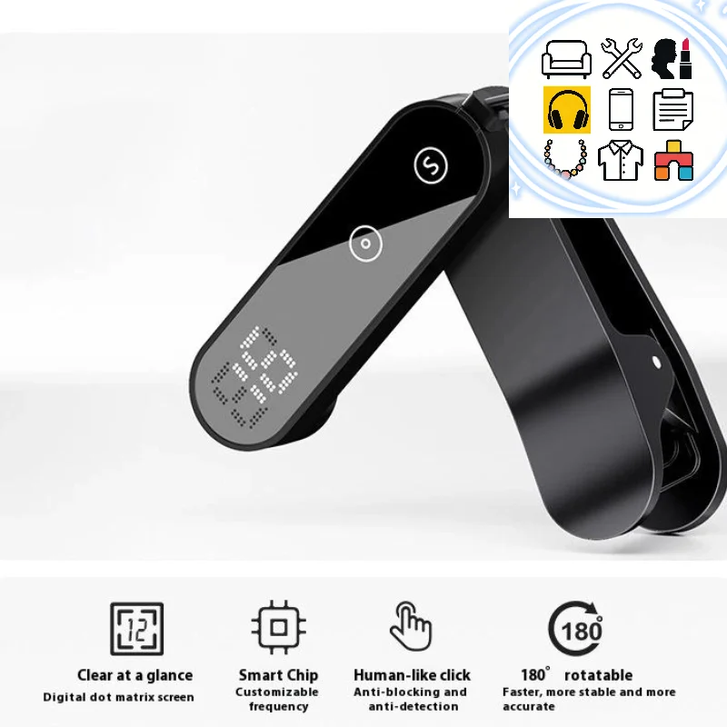 Auto Screen Clicker for Smart Phone Apps Video Live Streaming Gadget USB Simulator Smartphone Game Screen Touch Tripods