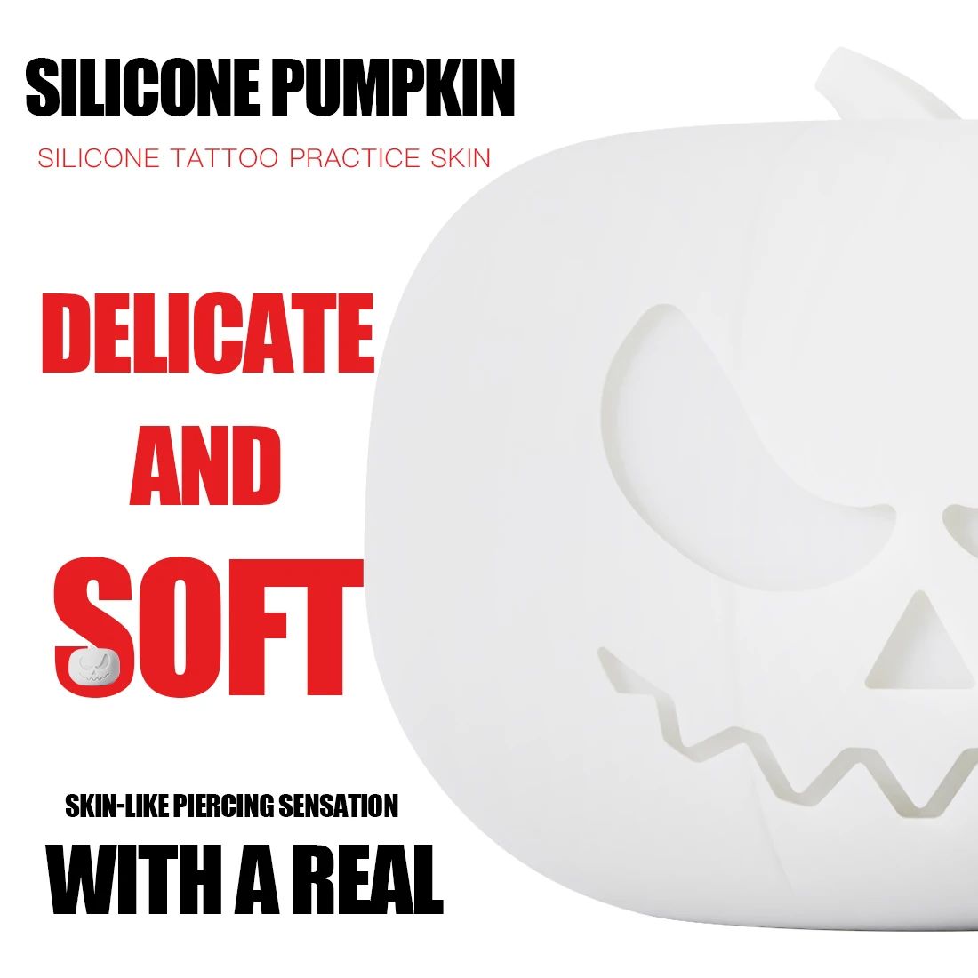 Dragonhawk-Crâne de tatouage en silicone, fournitures de pratique, accessoires de maquillage intérieur, accessoires de beauté