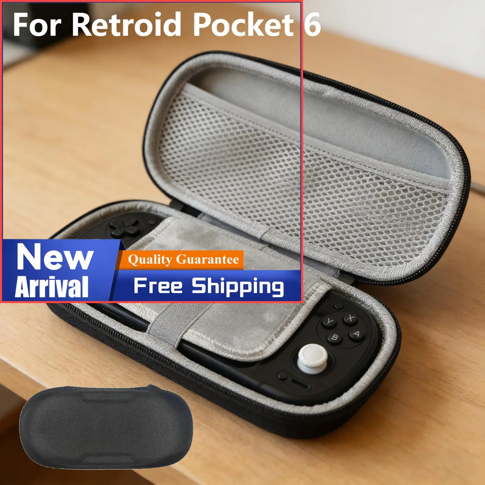 Étui de transport pour Console de jeu Retroid Pocket 6, sacs en maille pour sac de rangement RP6, pochette antichoc pour Console de jeu, accessoires de jeu