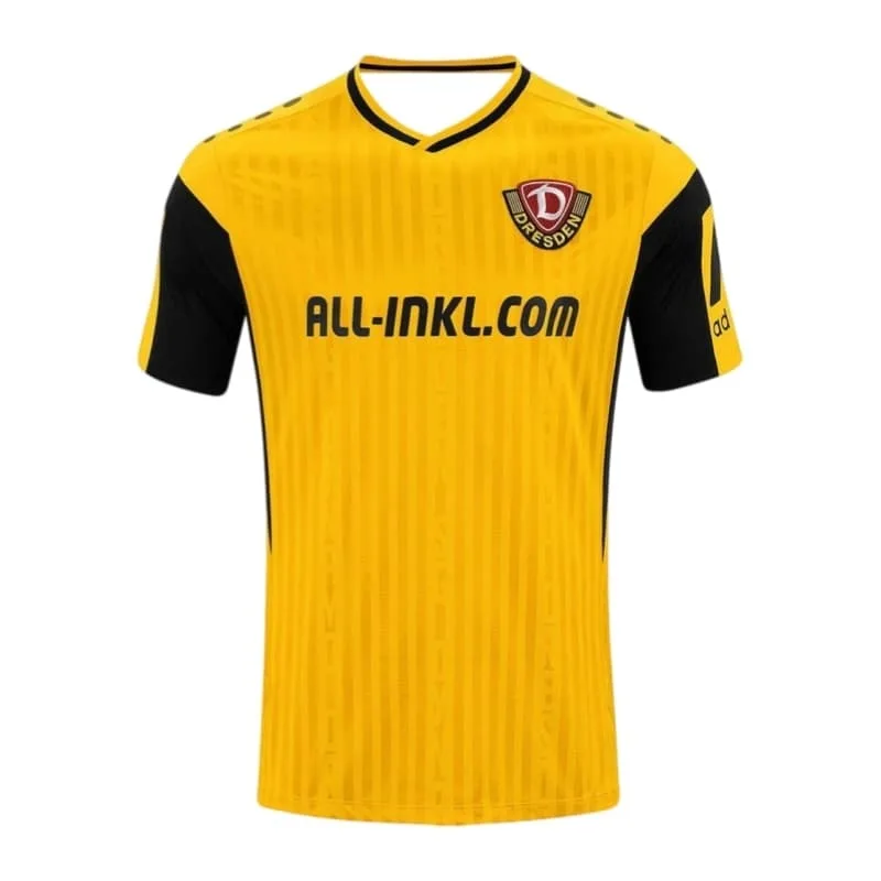 Nouveaux maillots domicile et extérieur SG Dynamo Dresden 2026-2027, t-shirts décontractés de sport d'été, assortis pour adultes et enfants.