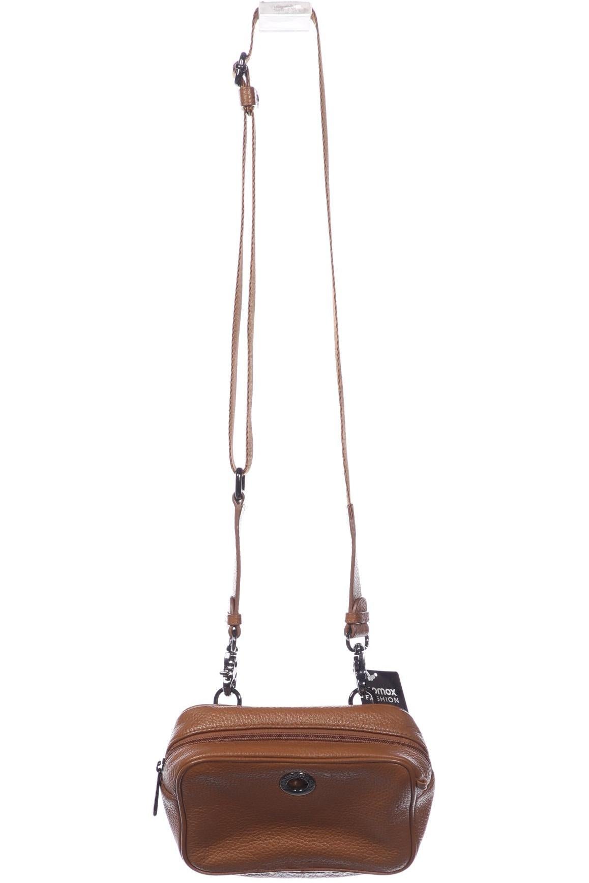 Mandarina Duck Damen Handtasche klein Leder, Gr. , Braun, Leder / kein / Etikett