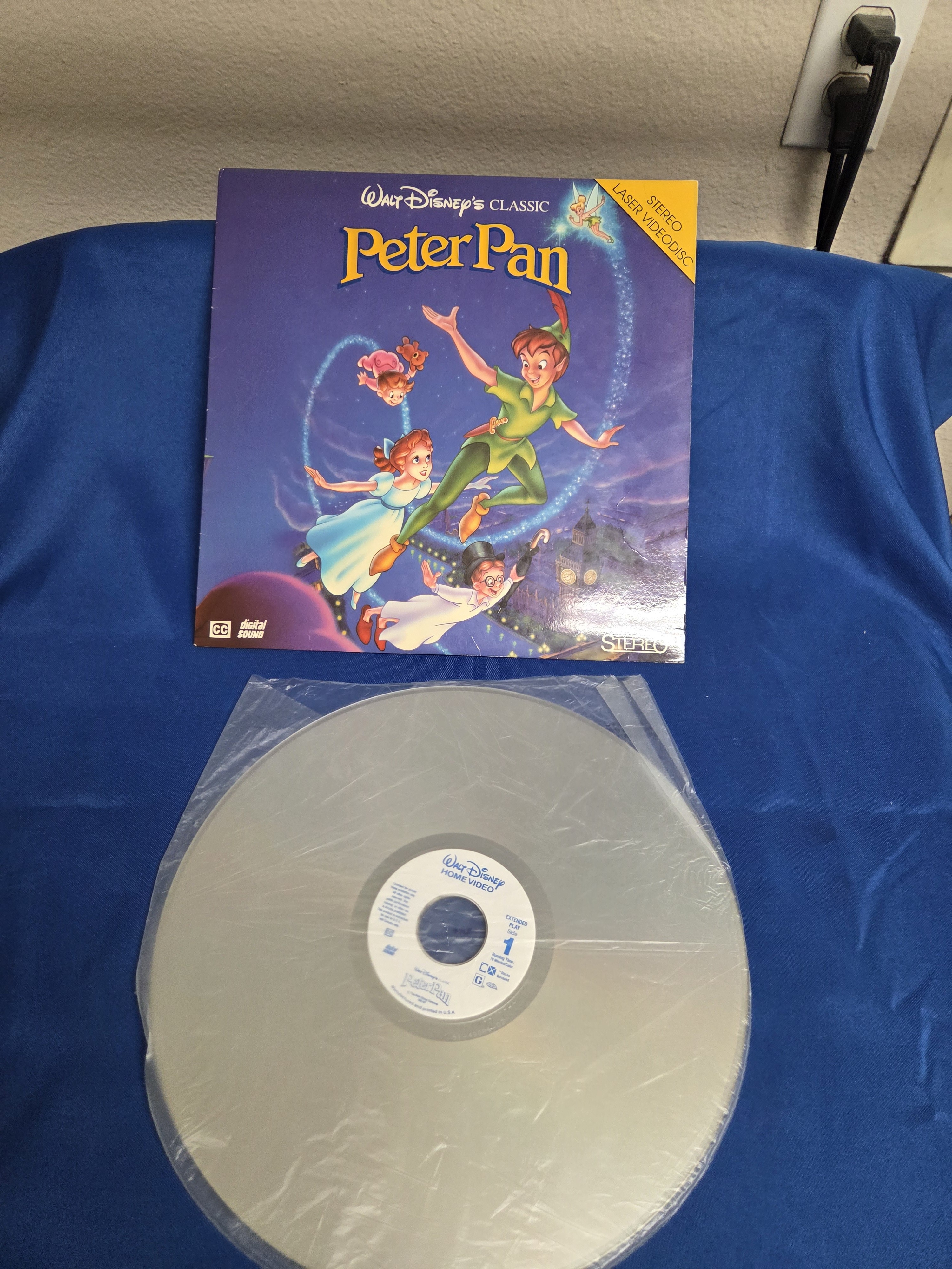 Disney Video Games & Consoles | Walt Disney's Classic Peter Pan Stereo Laserdisc Digital Sound Video | Color: Silver | Size: Os