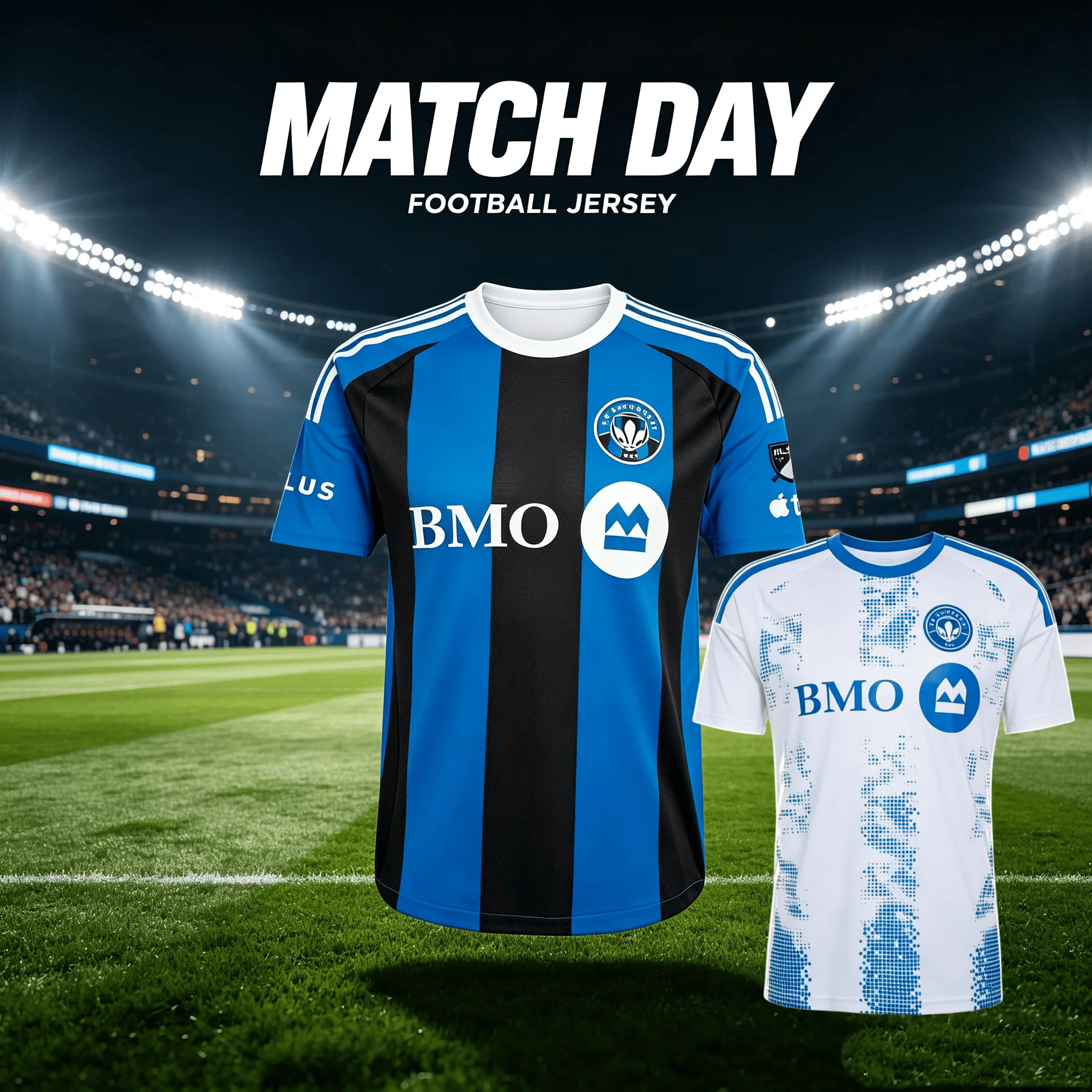 Maillot de football domicile CF Montréal 2026-27 pour homme – Version Fan, séchage rapide, respirant, entraînement et match, uniforme sportif
