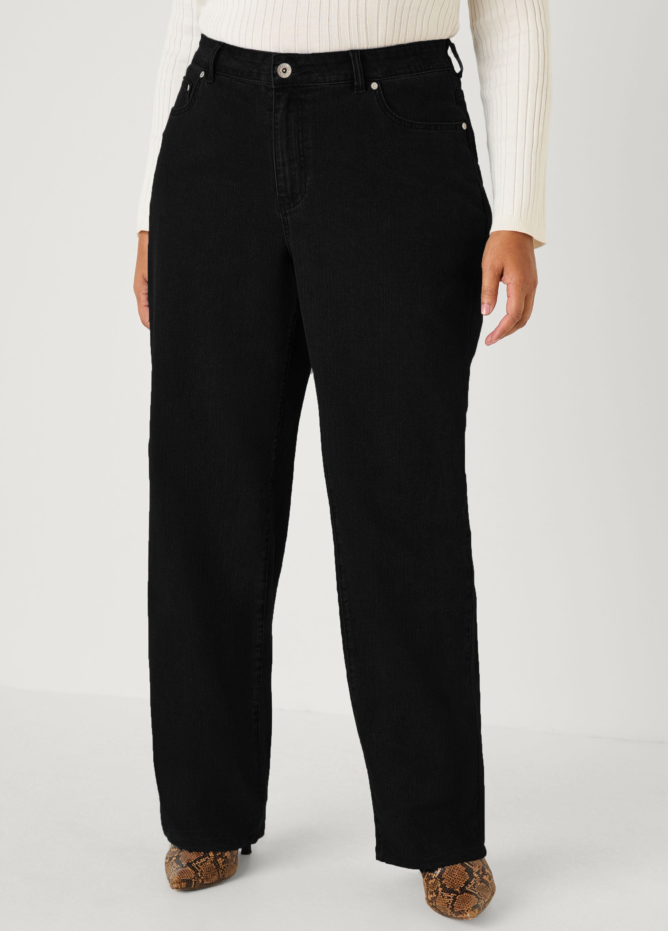 Plus Size Tall Straight Leg Universal Jean