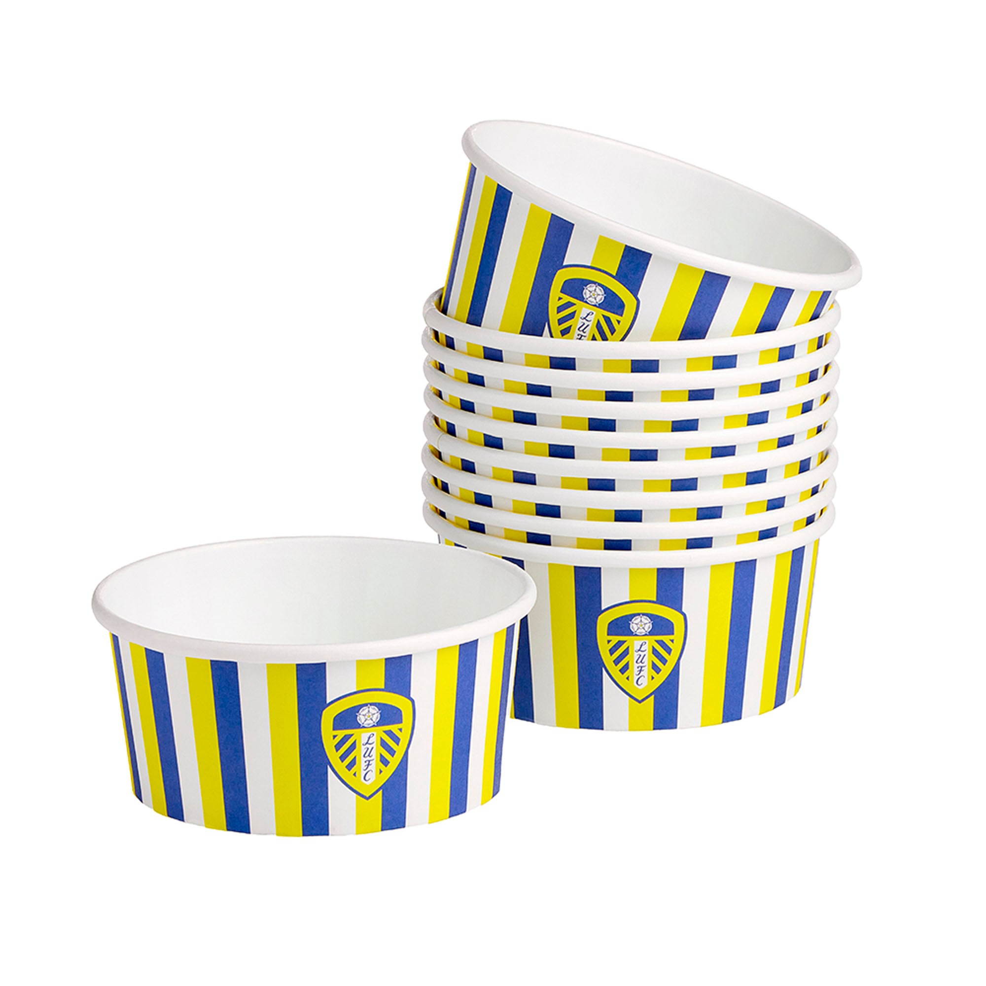 Leeds United Party-Pappschalen (10 Stück, 340 ml)