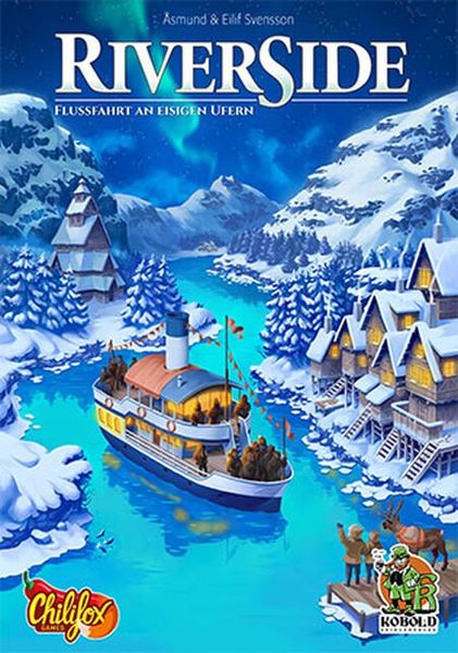 Kobold Spieleverlag 1027707 - Riverside Flussfahrt an eisigen Ufern, Roll-and-Write-Spiel, Würfelspiel