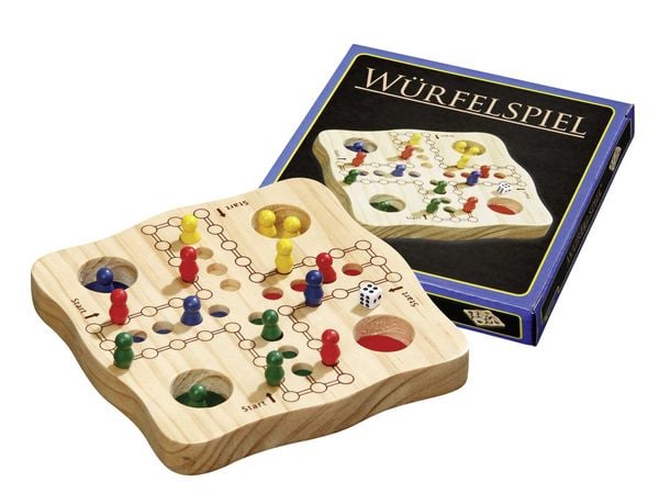 Würfelspiel, klein, Reisespiel,