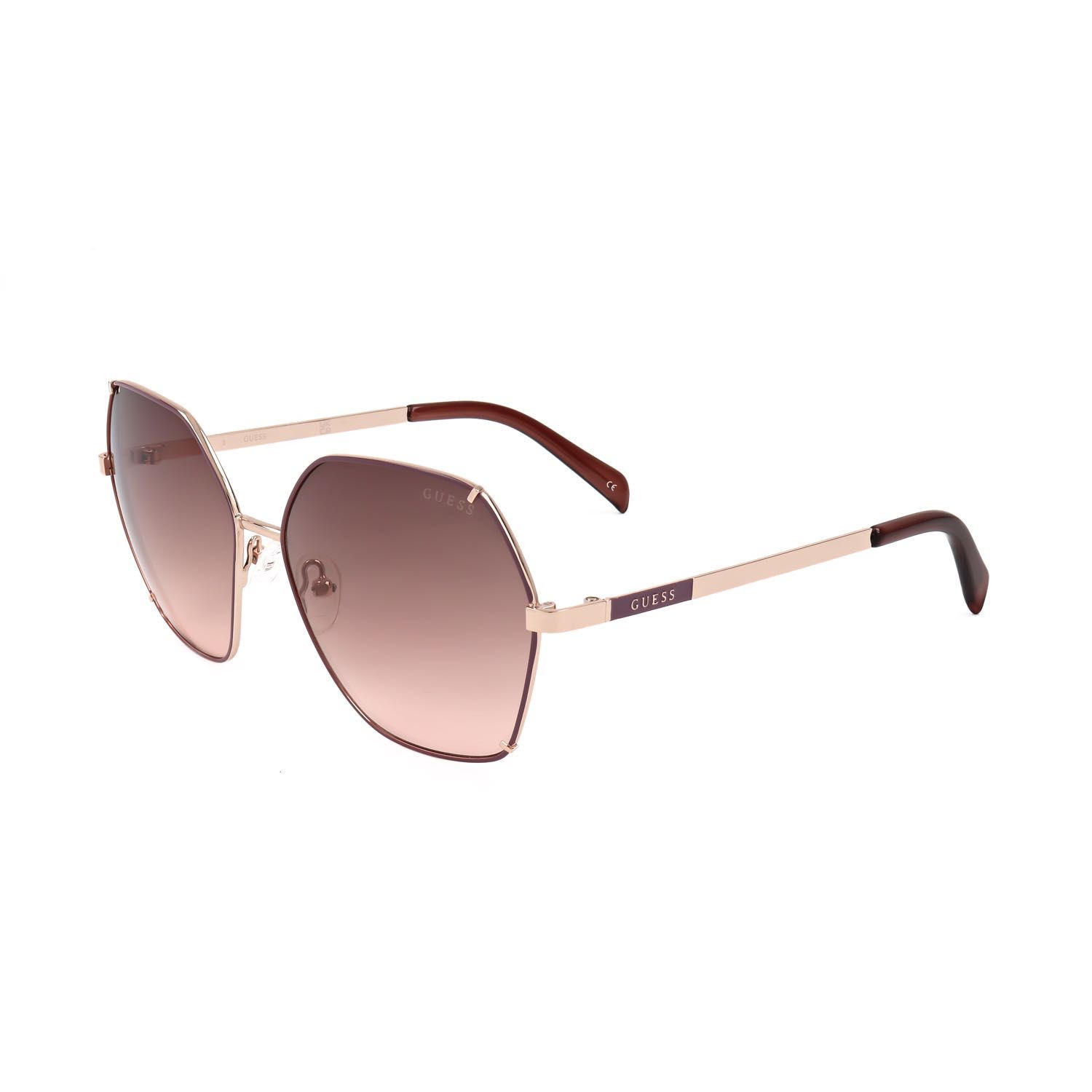 Guess Factory occhiali da sole donna GF6168 rose gold-coloured brown 1