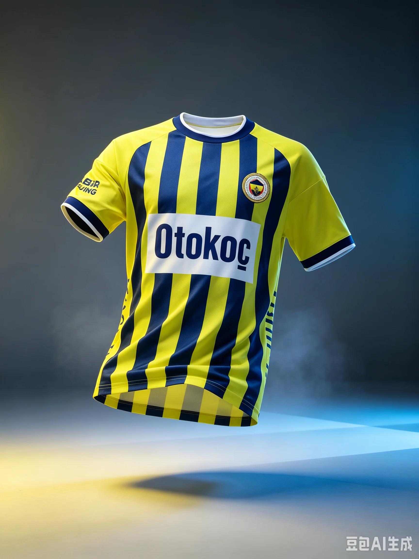 Maillot de football domicile Fenerbahce 26/27 pour hommes, à rayures, manches courtes, t-shirt de sport à séchage rapide, idéal pour les fans, l'entraînement et les tenues assorties pour toute la famille.