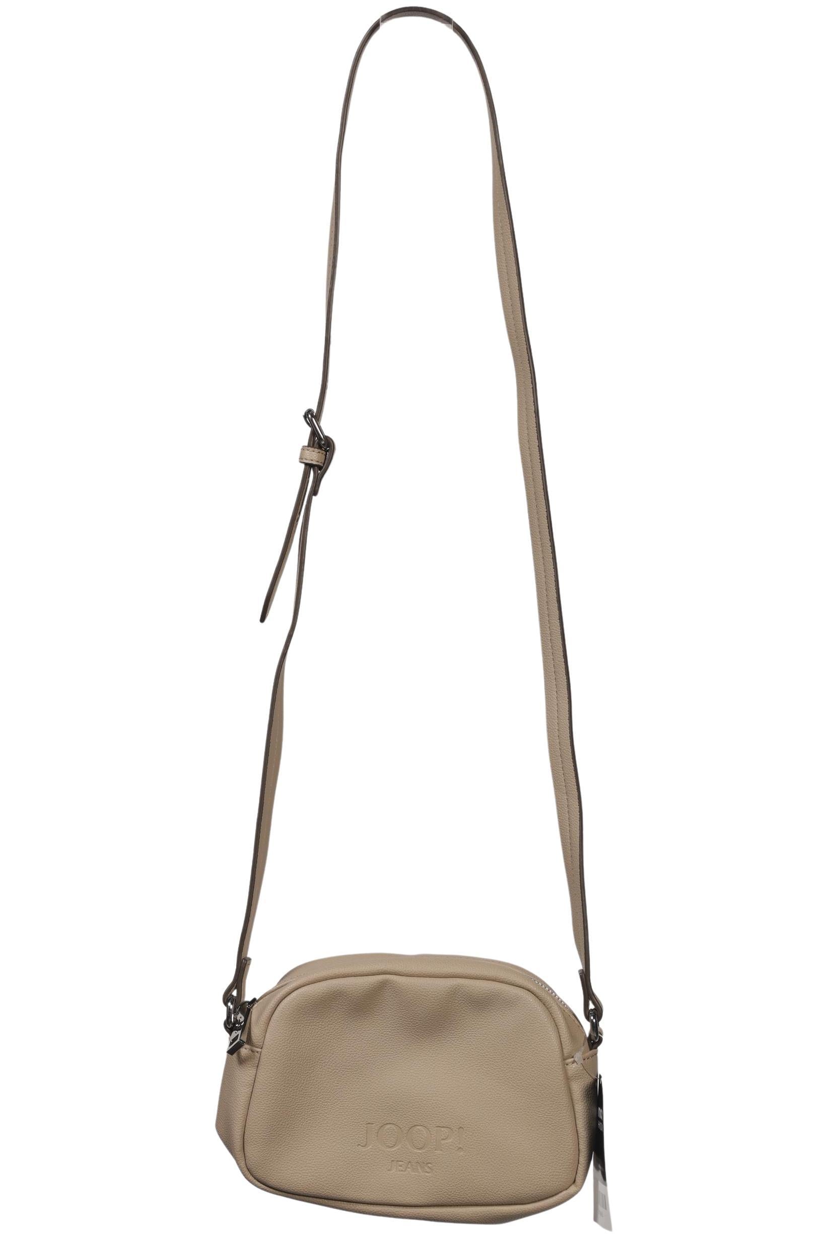 Joop! Damen Handtasche klein, Gr. , Beige, kein / Etikett / Kunstleder