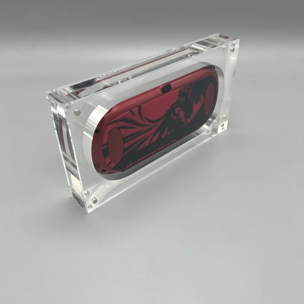 High Transparency Acrylic Magnetic Cover Console Storage Box for PlayStation VITA PS VITA 1000 PSVita2000
