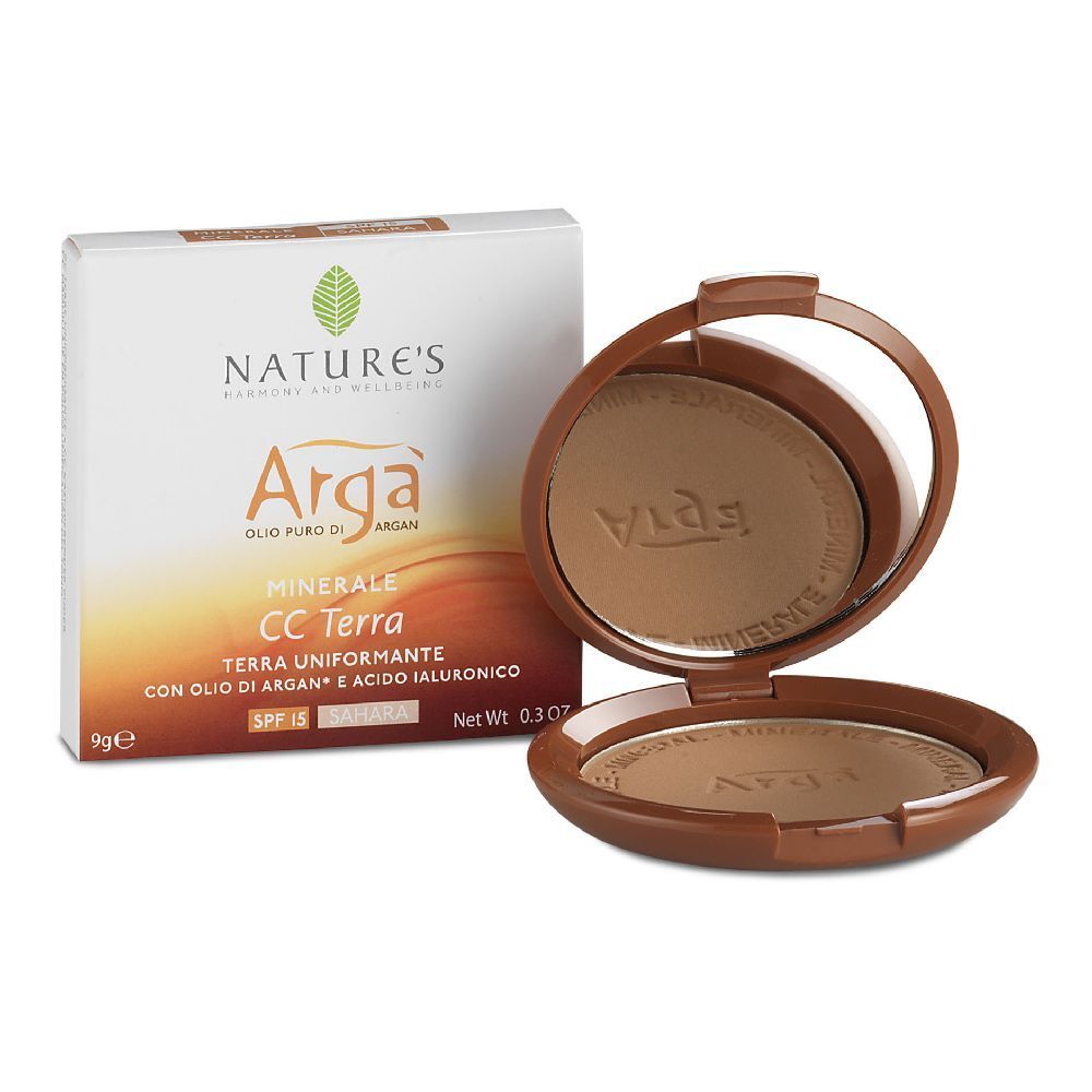 Arga' Cc Terra Uniformante Sahara Spf15 9 G Nature'S g Polvere