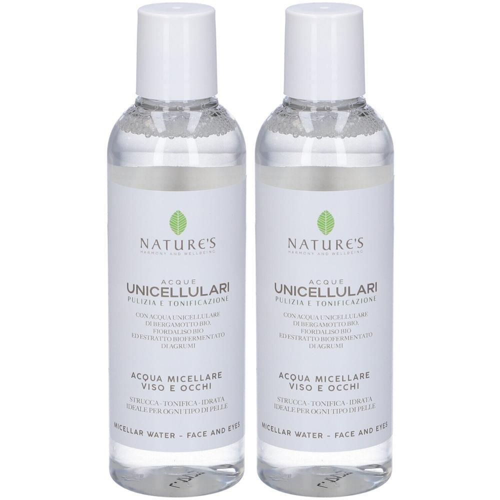 Nature'S Acque Unicellulari Acqua Micellare Viso Occhi 2x200 ml