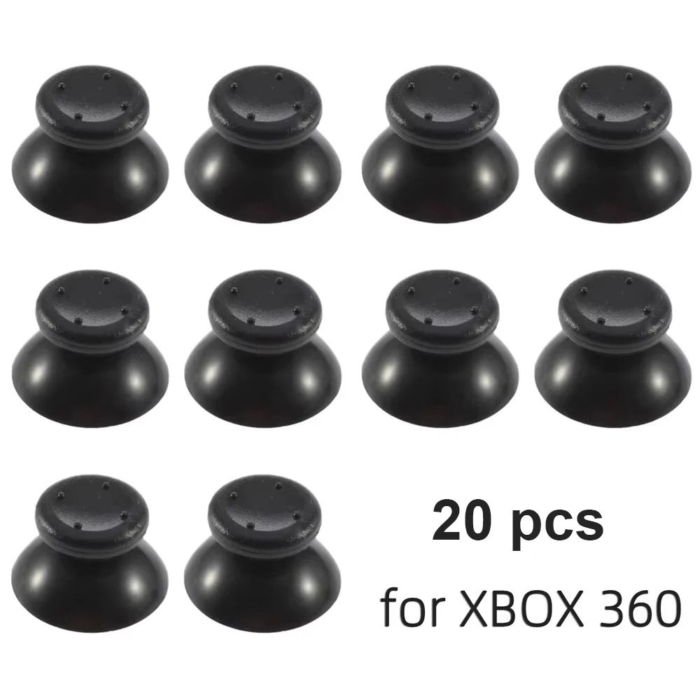 10PCS Replacement Thumbstick Caps For Xbox And PlayStation Controllers xbox 360 (20 Pcs)