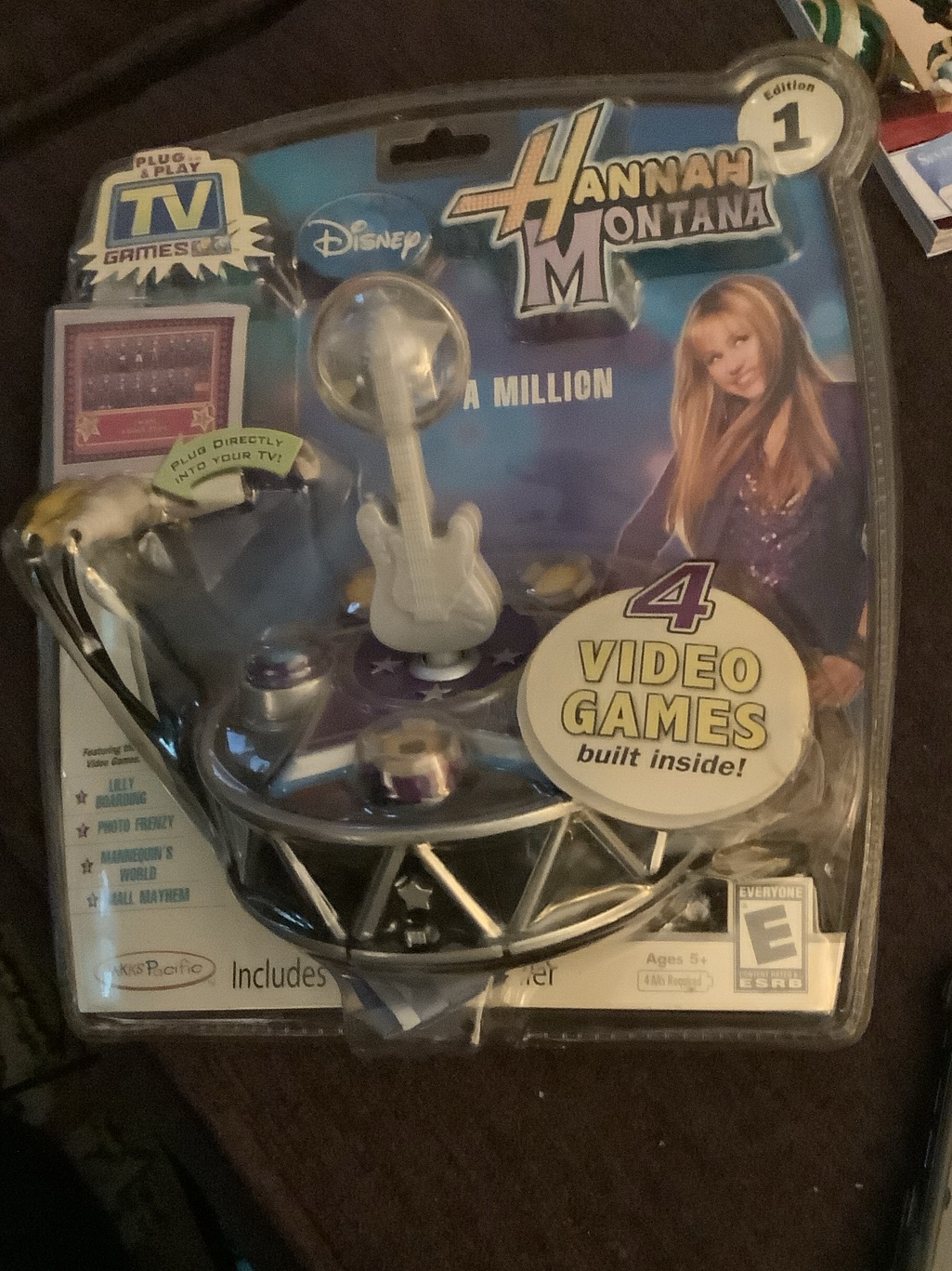 Disney Video Games & Consoles | Hannah Montana Vintage Plug & Play Tv Video Game | Color: White | Size: Os