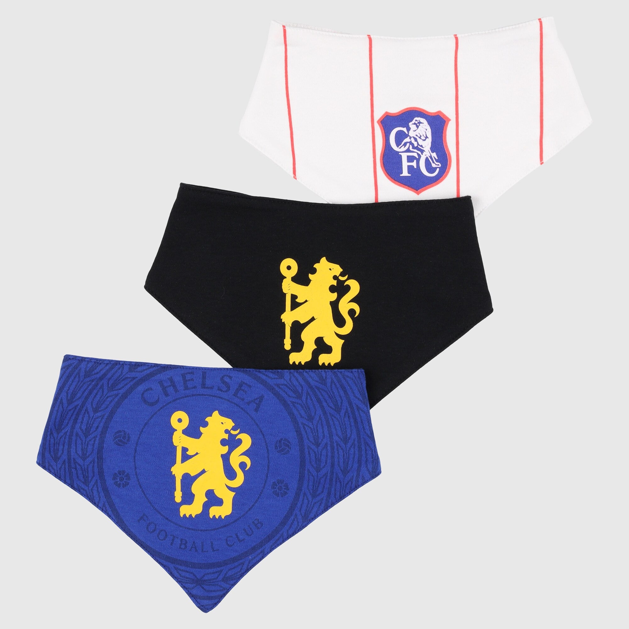 Bavoirs bandana pour les deuxième et troisième tenues domicile de Chelsea