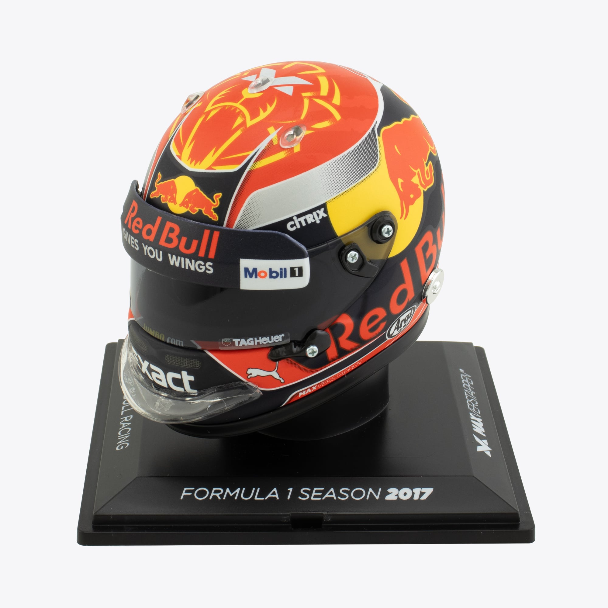 Casque Max Verstappen Red Bull Racing Saison 2017 (modèle réduit 1:4) - No Gender Taille: One Size Only