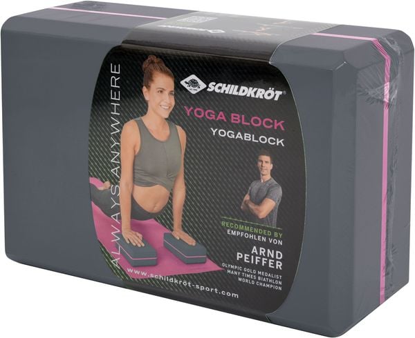 Schildkröt 960136 - Fitness Yoga Block, Pilates Block, Yogaklotz, Hartschaum