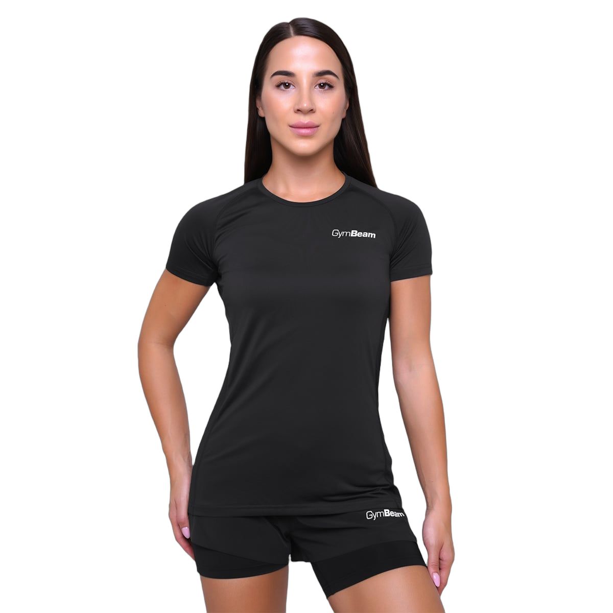 T-shirt donna Pulse Running regular a manica corta nero 1 St