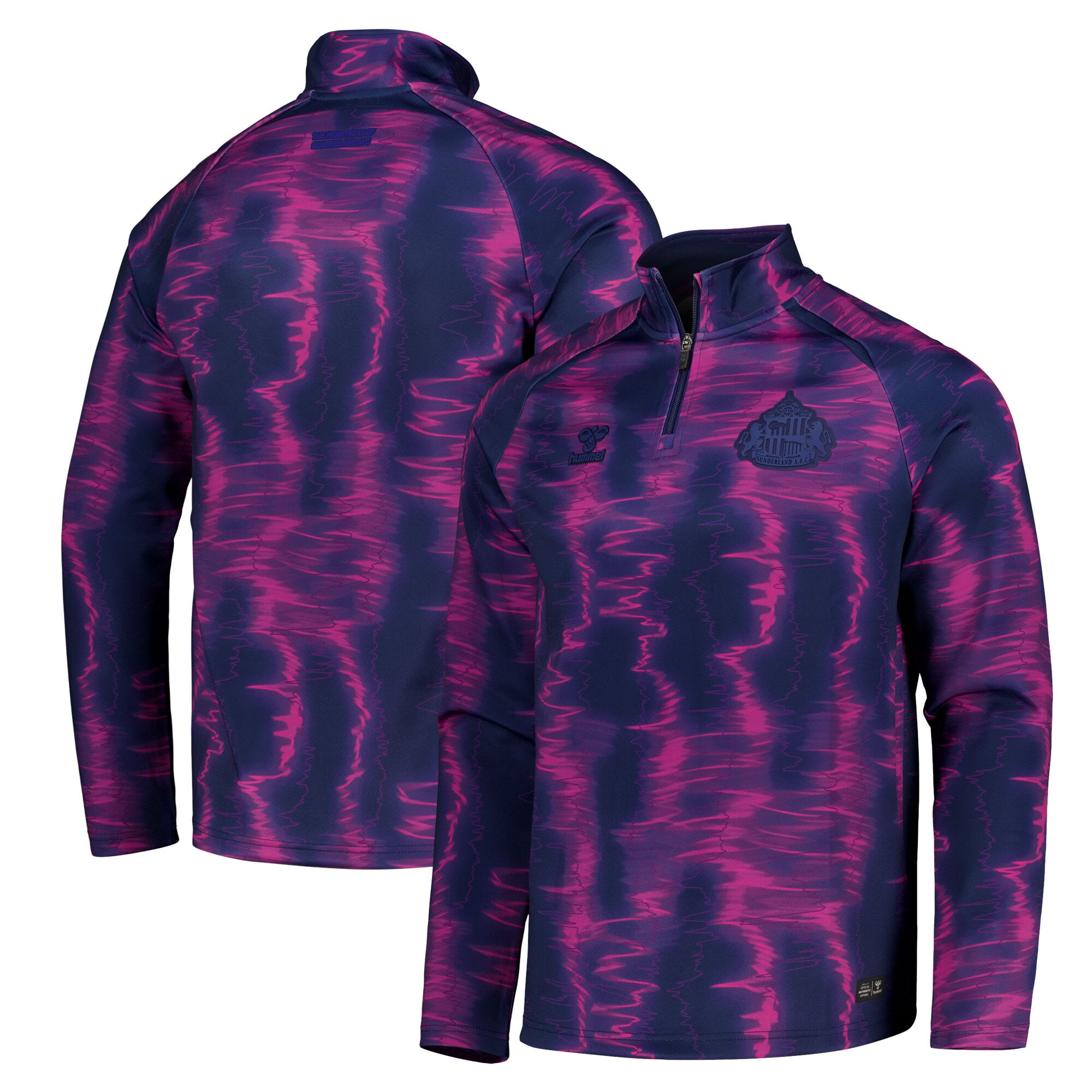 Sunderland Hummel European Matchday Midlayer – Marineblau – Damen