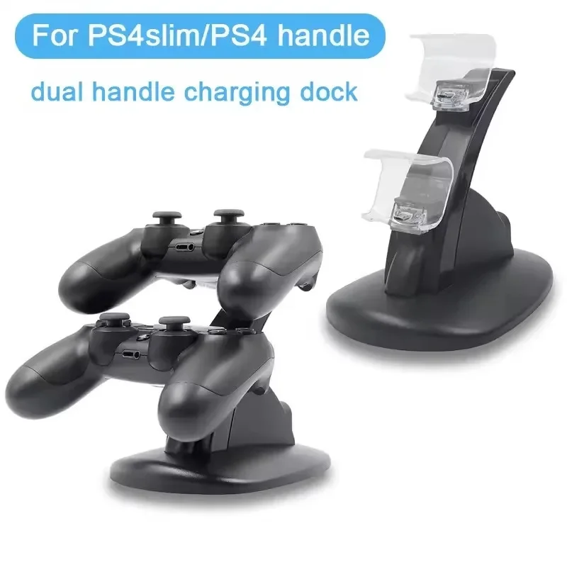 Charging Dock Stand for Sony Playstation PS4 Controller Play Station PS 4 Pro Slim Dualshock 4 Charger Support Control Gamepad