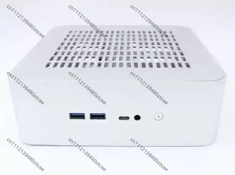 All Aluminum Mini ITX Slim HTPC Case USB3.0 Small Desktop Housing For Home Office Use