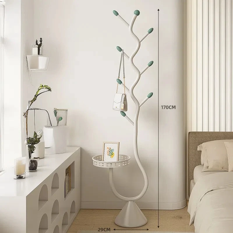 Clothes Rack Floor Bedroom Hanging Rack Tray Landing Bedside Bag Simple Home Vertical Clothes Rack Indoor Clothes Storage Racks