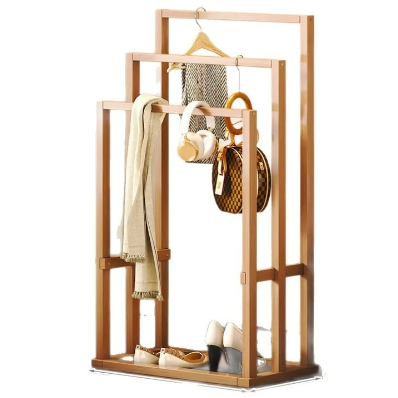 Bold bamboo clothing hat rack, doorstep hat rack, shoe rack, bathroom towel rack, dirty clothes hanger, balcony drying rack