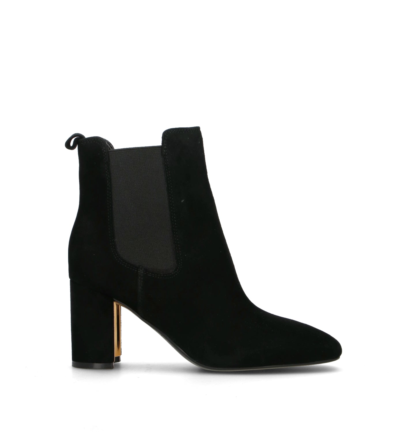 GUESS Tronchetto donna nero in pelle