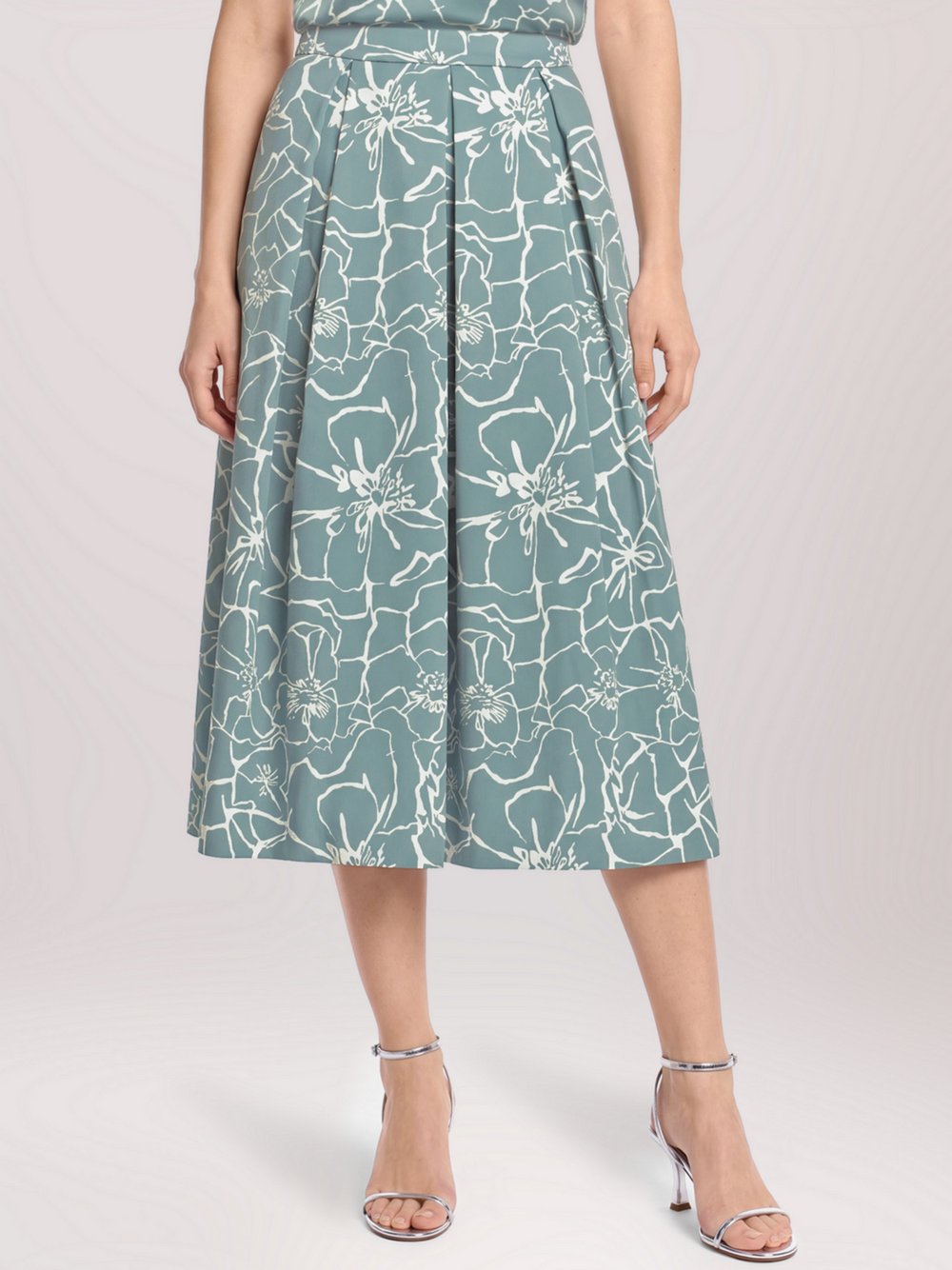 Vera Mont Faltenrock Damen petrol, 36