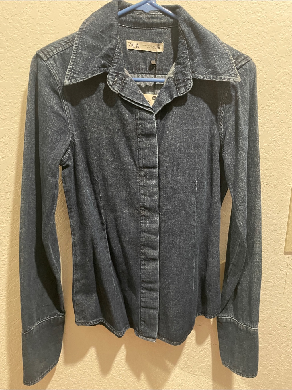 Zara Tops | Category Mismatch | Color: Blue | Size: Xs