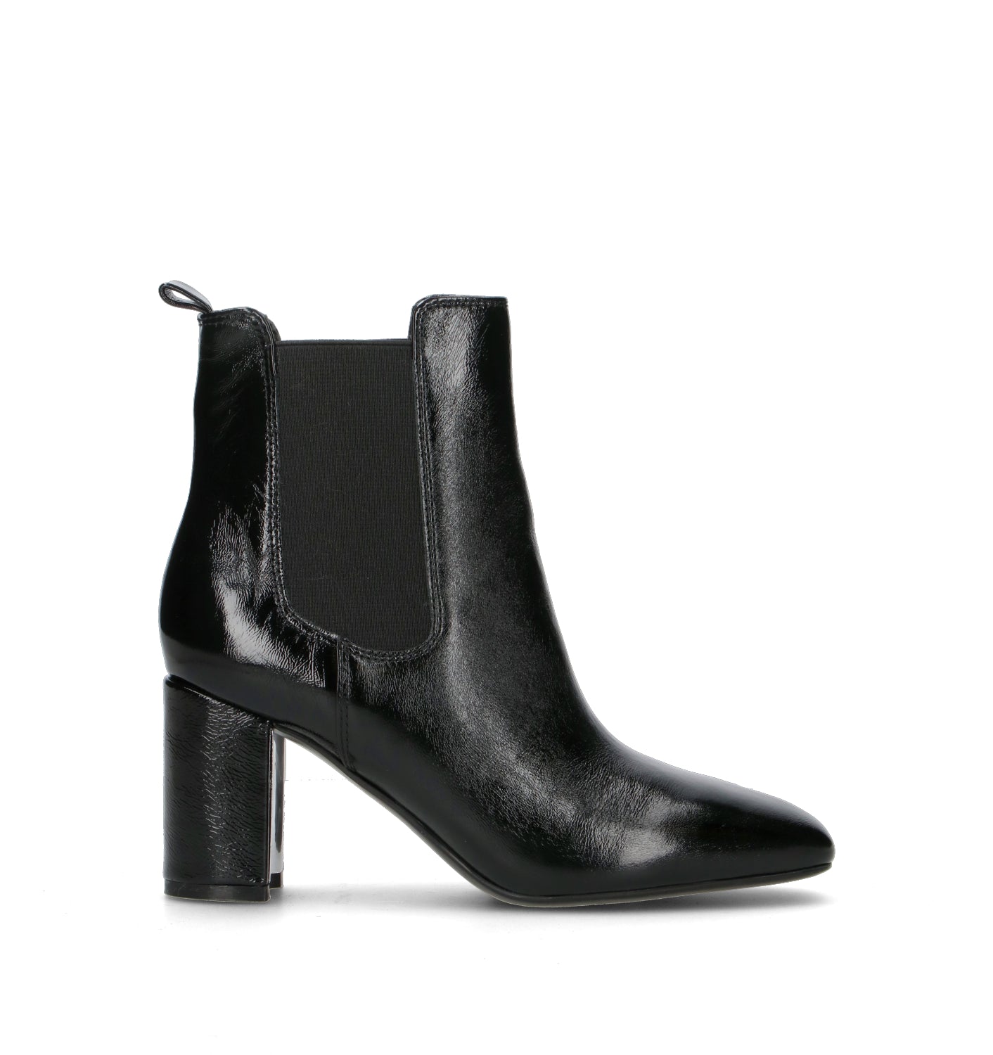 GUESS Tronchetto donna nero in pelle