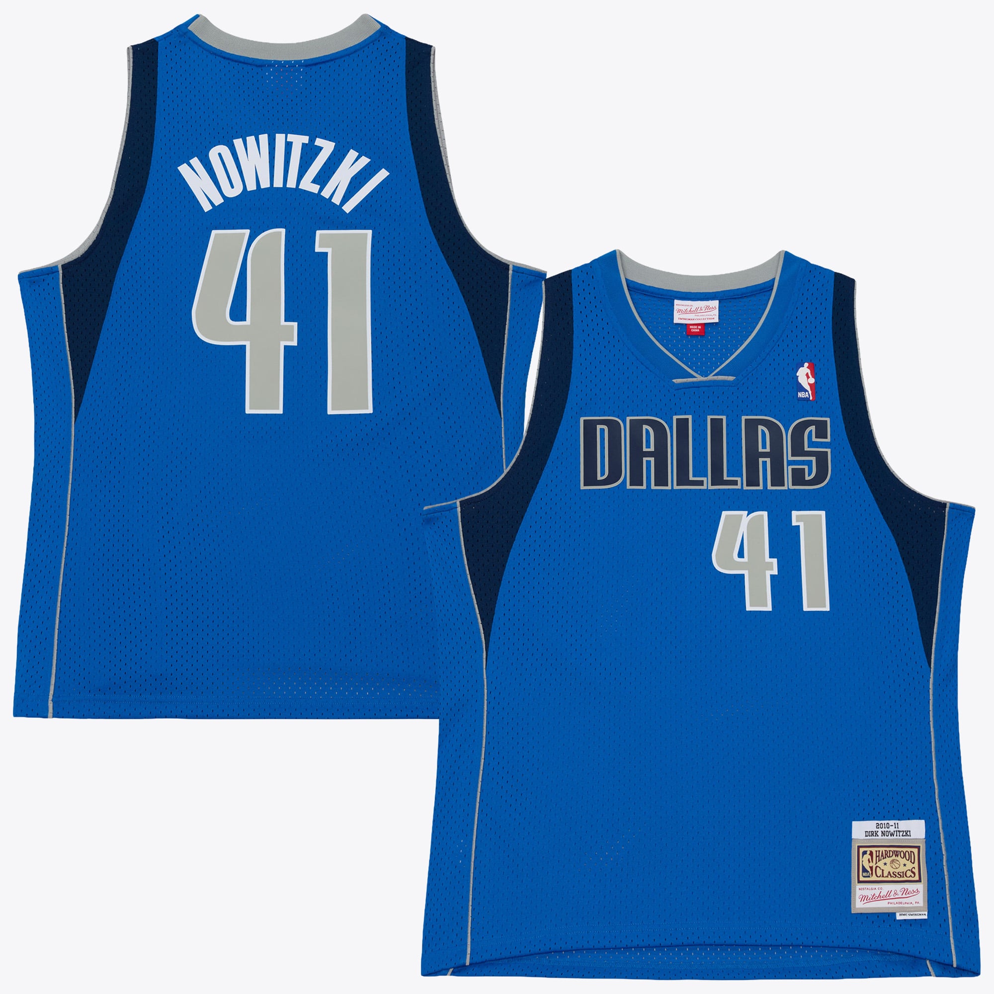 Dallas Mavericks Mitchell & Ness Dirk Nowitzki Hardwood Classics Swingman Trikot – Herren