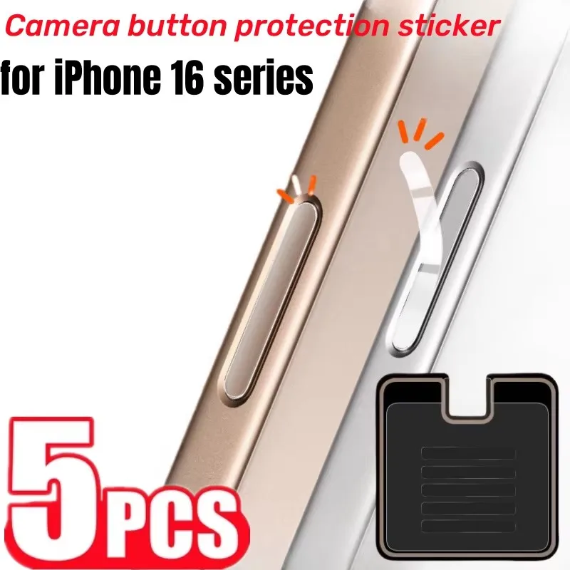 Kameraknopf-Schutzglas für iPhone 16 Pro Max 16 Pro Plus, bunter Schutz, kratzfeste Aufkleber, Telefonzubehör